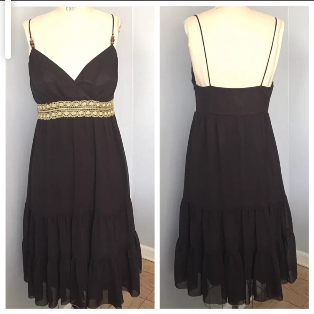 Cache Spaghetti Strap Empire Waist Dress
